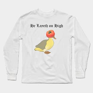 He Layeth on High Long Sleeve T-Shirt